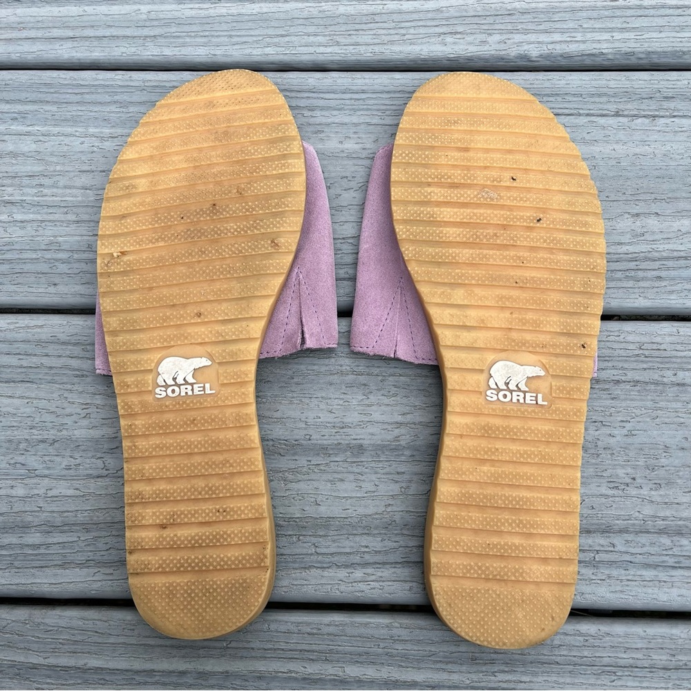 Sorel Ella Block Slide In Shale Mauve - image 5